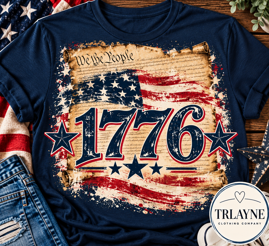 SJCA 1776-Design 8-Patriotic 1776 Shirt