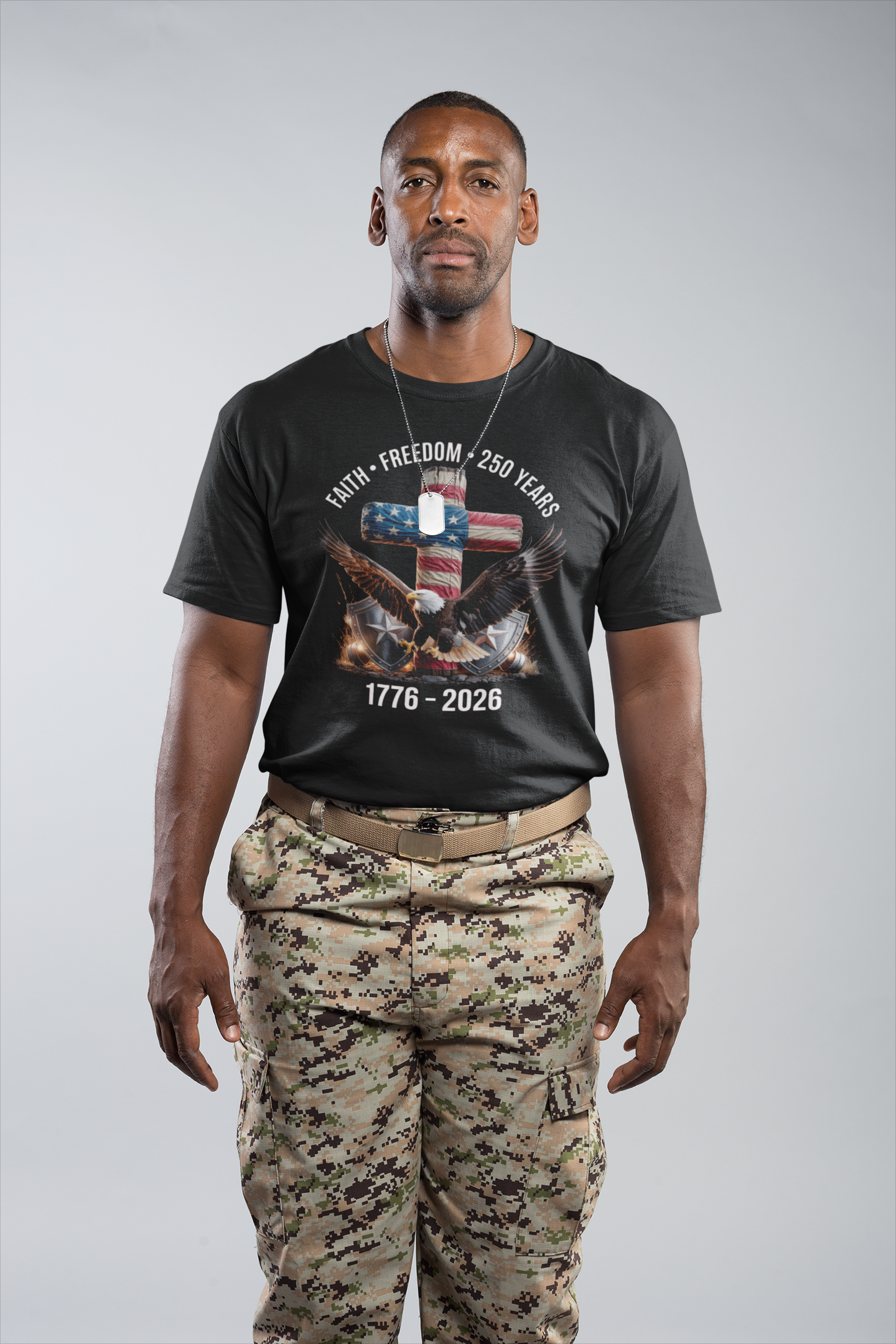 USA 250th Anniversary T-Shirt – 1776–2026 | Built on Freedom