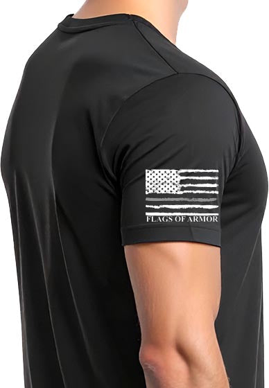 Flags Of Armor-Not by My Strength Tee