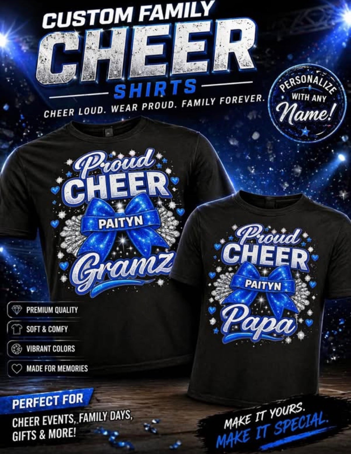 Custom Cheer Shirt