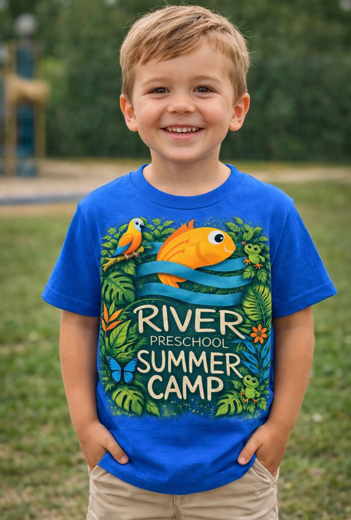 River Preschool Rainforest Summer Camp Shirt
