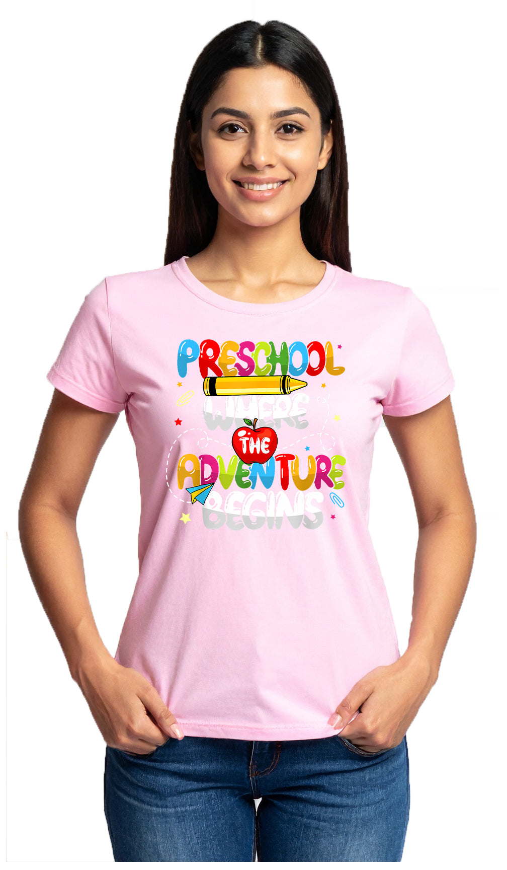 Pre School, Where the adventure begins Two T-shirt