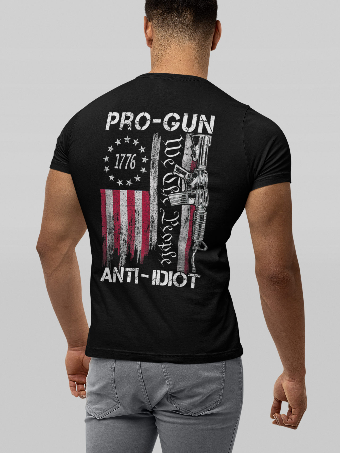 2nd Amendment T-Shirt – Pro Gun, Anti Idiot
