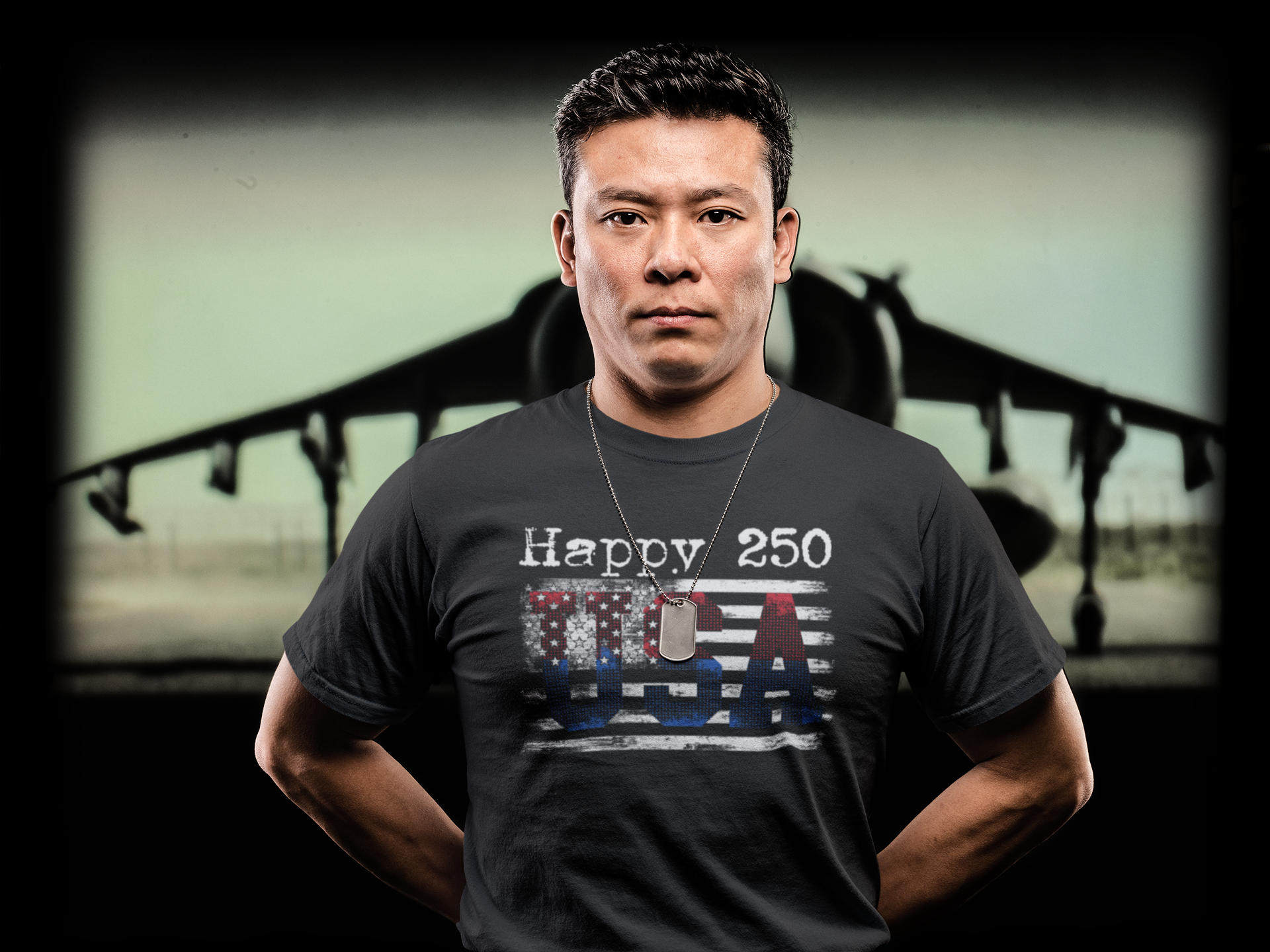 USA 250th Anniversary T-Shirt – 1776–2026 | Built on Freedom-USA Flag